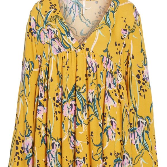 NWT Free People Bella Printed Tunic - Picture 7 of 15